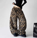 S / NK122 Slacks - Leopard Print