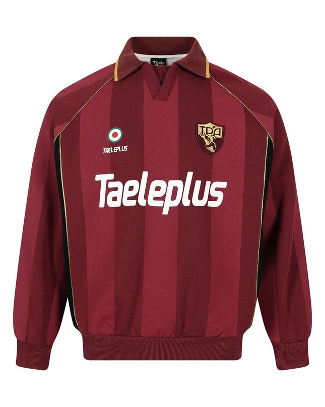TALKLESSFASHION S / red Jiayiku Men's 2026 New American Jersey Striped Sporty Polo Shirt Lapel Sweatshirt Football Training Uniform