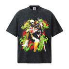 S / Washed black short sleeve