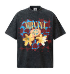 S / Washed black short sleeve