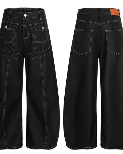 TALKLESSFASHION Scimitar Jeans Pants