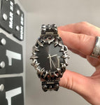 Silver-black-black