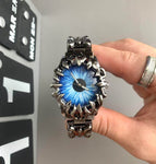 Silver-black-blue eyes