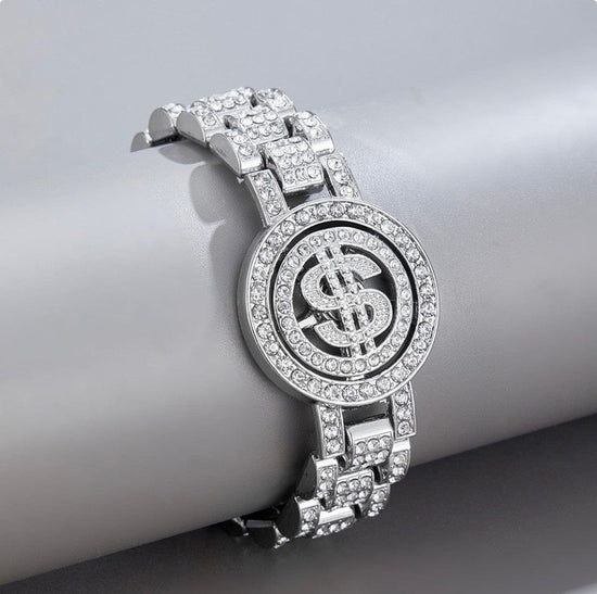 Dollar Cross Bracelet