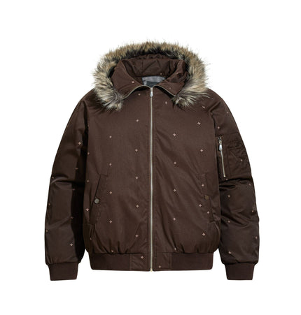 TALKLESSFASHION Simple Versatile Hooded Padded Jacket