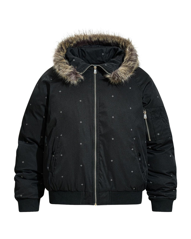 TALKLESSFASHION Simple Versatile Hooded Padded Jacket