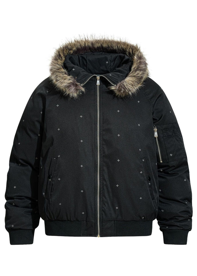TALKLESSFASHION Simple Versatile Hooded Padded Jacket