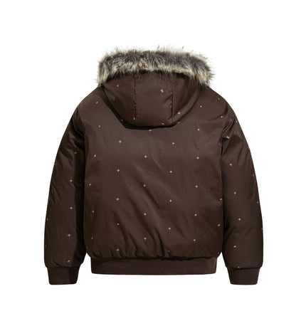 TALKLESSFASHION Simple Versatile Hooded Padded Jacket