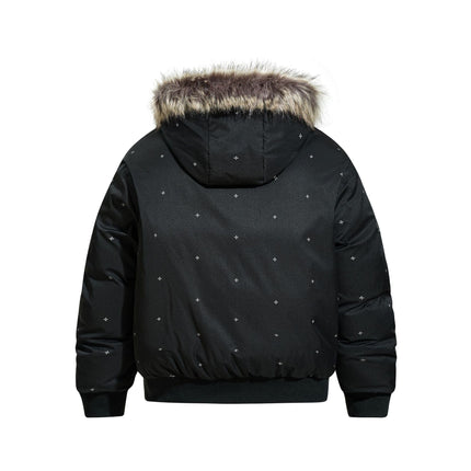 TALKLESSFASHION Simple Versatile Hooded Padded Jacket