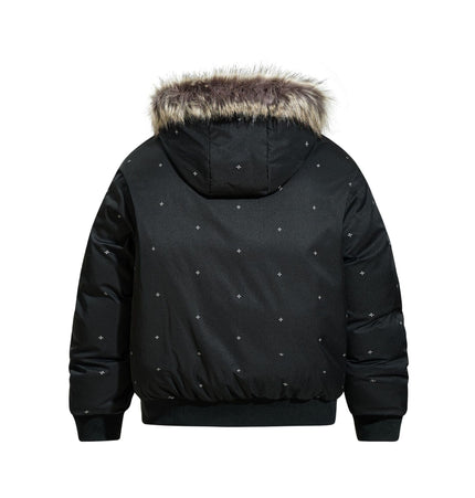 TALKLESSFASHION Simple Versatile Hooded Padded Jacket