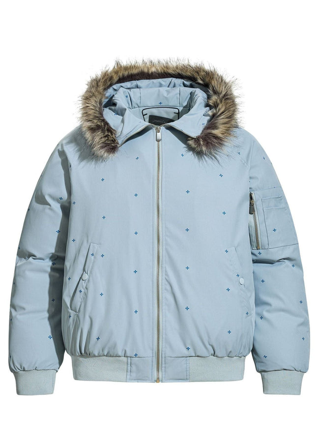 TALKLESSFASHION Simple Versatile Hooded Padded Jacket