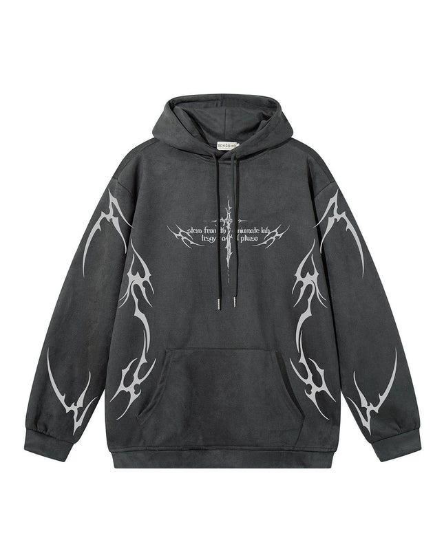TALKLESSFASHION Spark graphic design hoodie