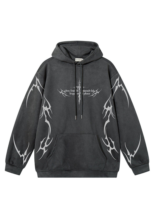 TALKLESSFASHION Spark graphic design hoodie