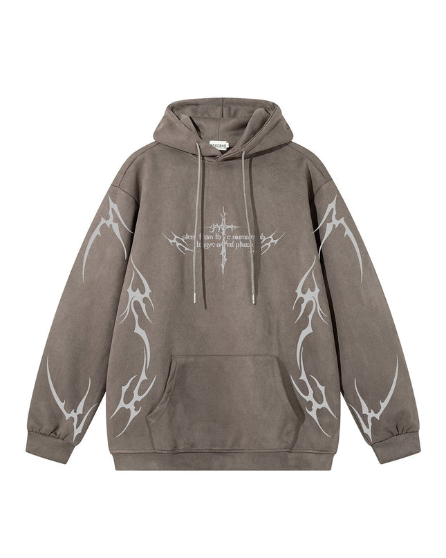 TALKLESSFASHION Spark graphic design hoodie
