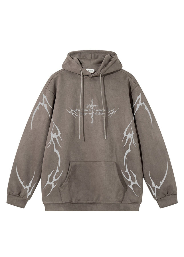 TALKLESSFASHION Spark graphic design hoodie