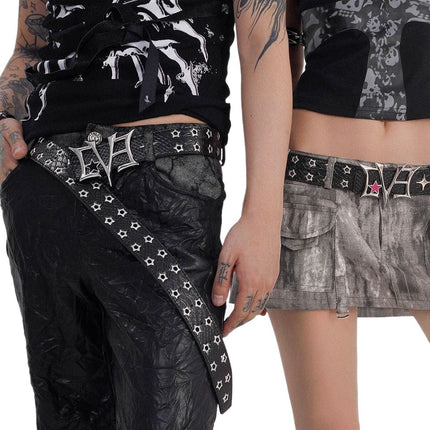 TALKLESSFASHION Spice girl punk heavy industry belt men and women rivets vintage y2k niche design personality fashion belt wasteland trend