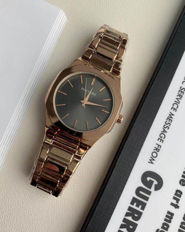 TALKLESSFASHION Square silver band square watch