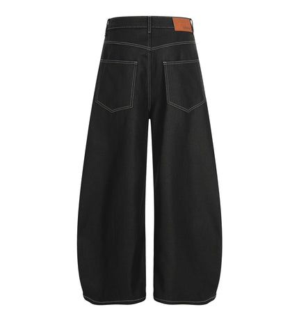 TALKLESSFASHION Street Coated Monogram Print Jeans