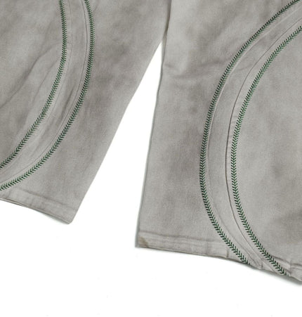 TALKLESSFASHION Street Personality Contrast Line Loose Casual Pants