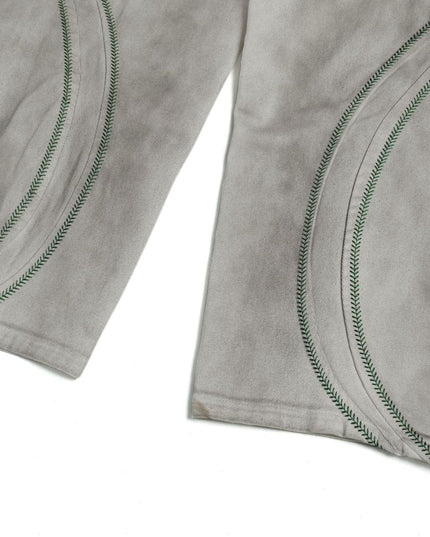 TALKLESSFASHION Street Personality Contrast Line Loose Casual Pants