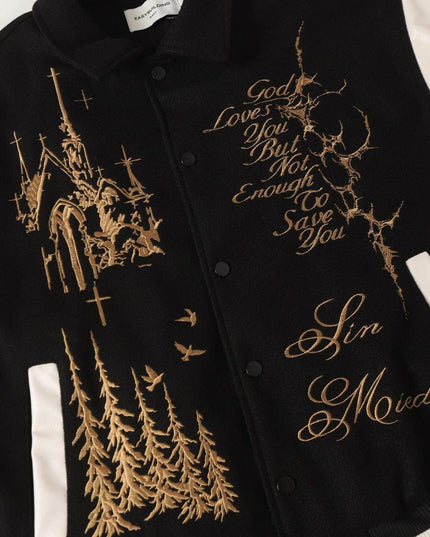 TALKLESSFASHION Street Personalized Design Padded Jacket