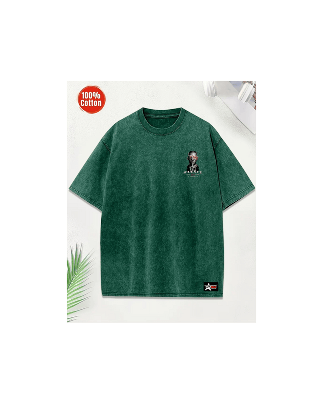 TALKLESSFASHION TALKLESS : Silence Crew Neck T-Shirt—1801