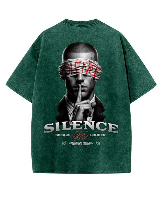 TALKLESSFASHION TALKLESS : Silence Crew Neck T-Shirt—1801
