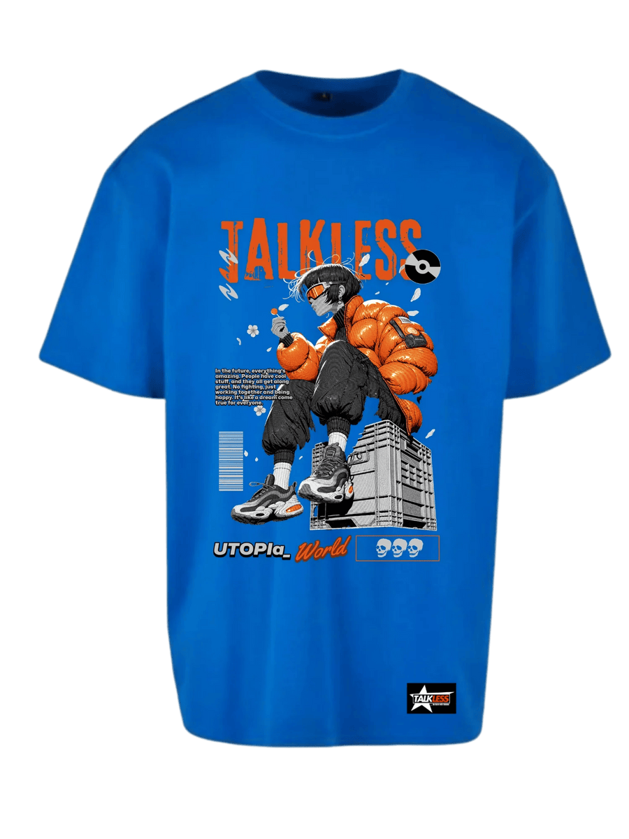 TALKLESS unisex oversize T-Shirt Short sleeve streetwear — The TL Studio