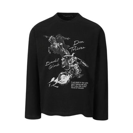 TALKLESSFASHION TALKLESSFASHION : Retro Knight Loose Tee