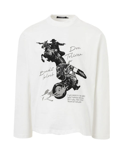 TALKLESSFASHION TALKLESSFASHION : Retro Knight Loose Tee