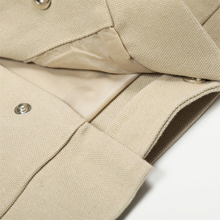 TALKLESSFASHION TALKLESSFASHION: Urban Edge Cropped Cargo Jacket