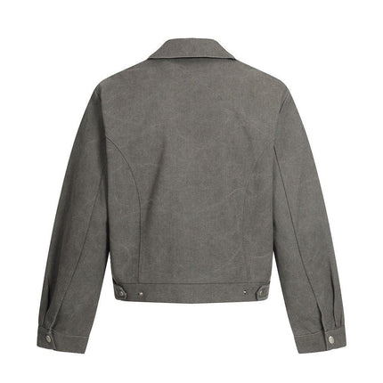 TALKLESSFASHION TALKLESSFASHION: Urban Edge Cropped Cargo Jacket