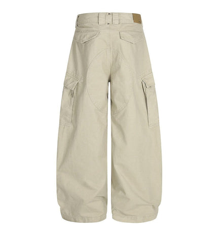 TALKLESSFASHION TALKLESSFASHION: Urban Edge Multi-Pocket Scimitar Slacks