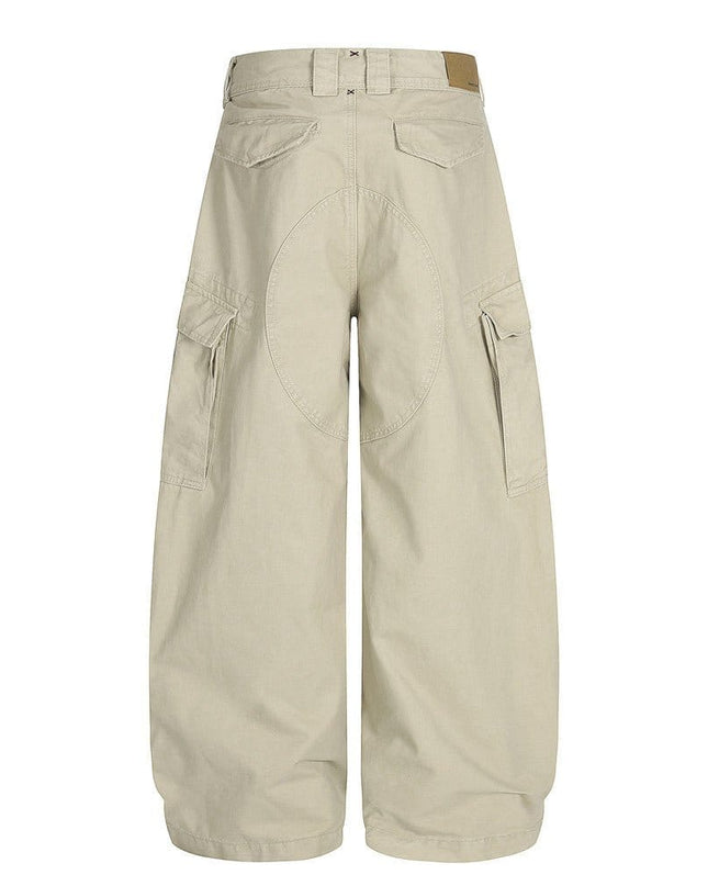 TALKLESSFASHION TALKLESSFASHION: Urban Edge Multi-Pocket Scimitar Slacks