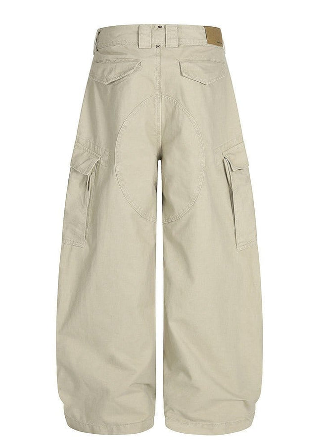 TALKLESSFASHION TALKLESSFASHION: Urban Edge Multi-Pocket Scimitar Slacks