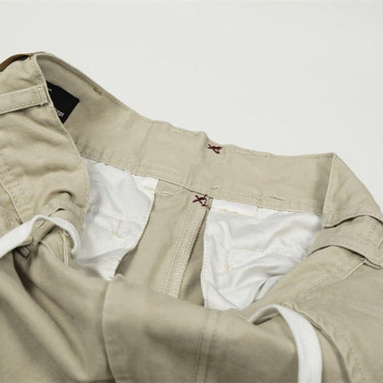 TALKLESSFASHION TALKLESSFASHION: Urban Edge Multi-Pocket Scimitar Slacks