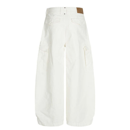 TALKLESSFASHION TALKLESSFASHION: Urban Edge Multi-Pocket Scimitar Slacks