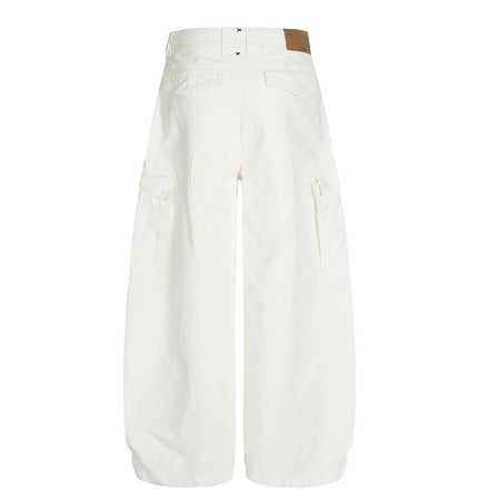 TALKLESSFASHION TALKLESSFASHION: Urban Edge Multi-Pocket Scimitar Slacks