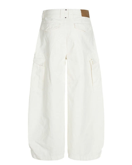 TALKLESSFASHION TALKLESSFASHION: Urban Edge Multi-Pocket Scimitar Slacks