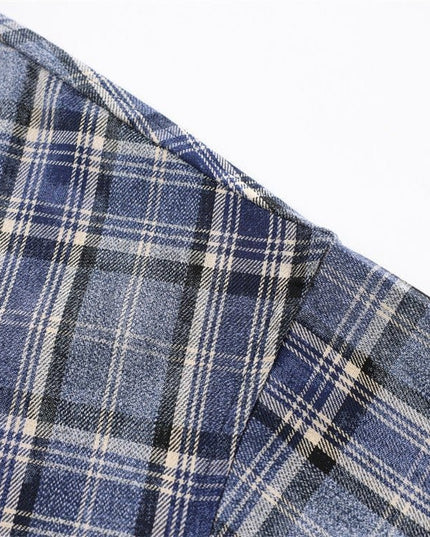 TALKLESSFASHION TALKLESSFASHION: Urban Edge Plaid Shirt
