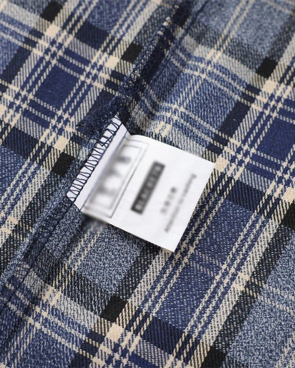 TALKLESSFASHION TALKLESSFASHION: Urban Edge Plaid Shirt