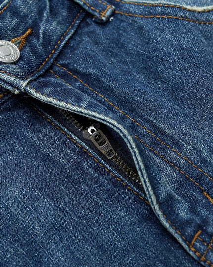 TALKLESSFASHION Trendy High Street Personality Washed Denim jeans