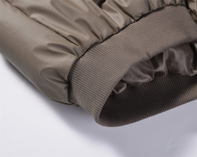 TALKLESSFASHION Turtleneck Cotton-padded Jacket&Coat—7760