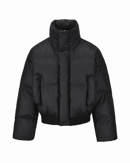 TALKLESSFASHION Turtleneck Cotton-padded Jacket&Coat—7760