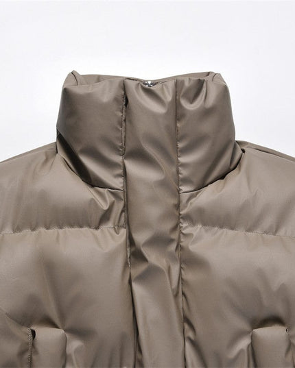 TALKLESSFASHION Turtleneck Cotton-padded Jacket&Coat—7760
