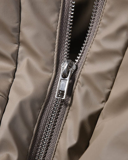 TALKLESSFASHION Turtleneck Cotton-padded Jacket&Coat—7760