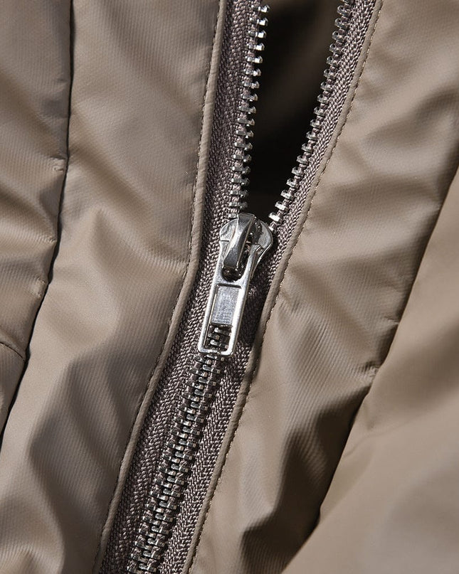 TALKLESSFASHION Turtleneck Cotton-padded Jacket&Coat—7760