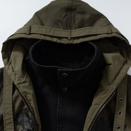TALKLESSFASHION Urban Edge Dual-Layer Puffer