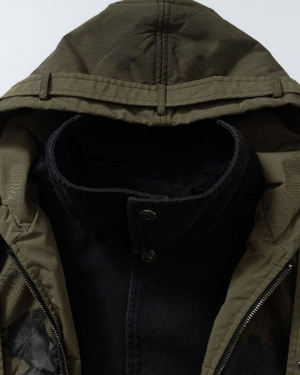TALKLESSFASHION Urban Edge Dual-Layer Puffer