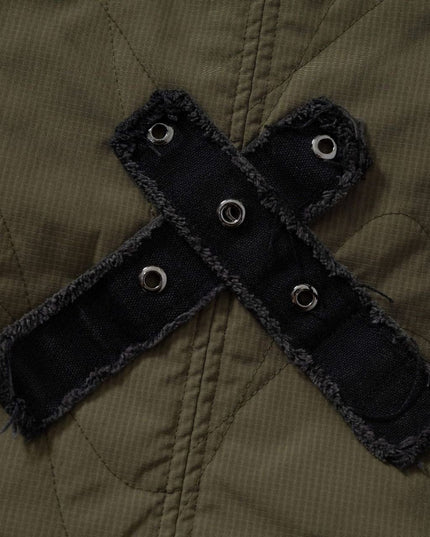 TALKLESSFASHION Urban Edge Dual-Layer Puffer